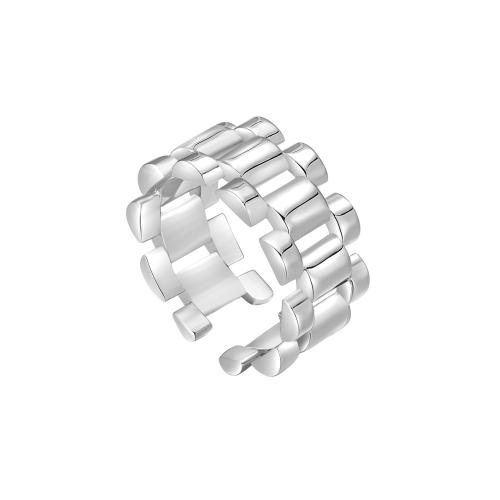 925 Sterling Silver Finger Rings, for woman, platinum color, Sold By PC