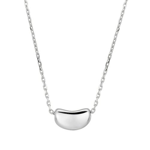 925 Sterling Silver Necklaces, for woman, more colors for choice, Length:Approx 41-50 cm, Sold By PC