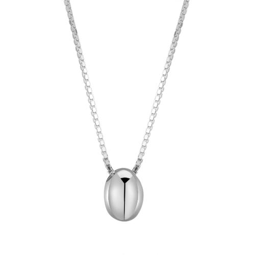 925 Sterling Silver Necklaces, for woman, platinum color, Length:Approx 41-50 cm, Sold By PC