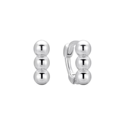 Boucles d'oreilles en argent sterling 925, pour femme, plus de couleurs à choisir, 7.70x7.90mm, Vendu par paire