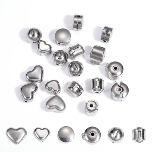 Stainless Steel Clasp Findings, 304 Stainless Steel, plated, DIY & different styles for choice, original color, 20PCs/Lot, Sold By Lot