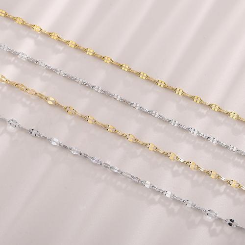 Stainless Steel Jewelry Necklace, 304 Stainless Steel, Vacuum Ion Plating, for woman, more colors for choice, Sold By PC