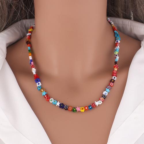 Natural Freshwater Pearl Necklace, Vacuum Ion Plating, for woman, Sold By PC