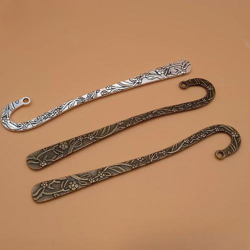 Tibetan Style Bookmark, plated, DIY, more colors for choice, 119mm, Hole:Approx 1.2mm, 100PCs/Bag, Sold By Bag