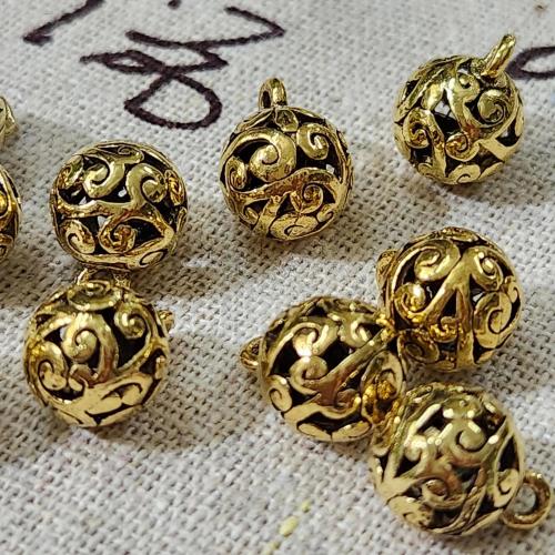 Tibetan Style Pendants, plated, DIY, more colors for choice, Hole:Approx 6mm, 100PCs/Bag, Sold By Bag