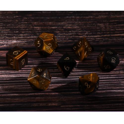 Dice for games, Tiger Eye, Geometrical Pattern, different styles for choice, Sold By PC