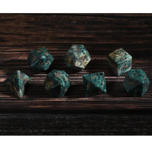 Dice for games, African Turquoise, Geometrical Pattern, different styles for choice, Sold By PC