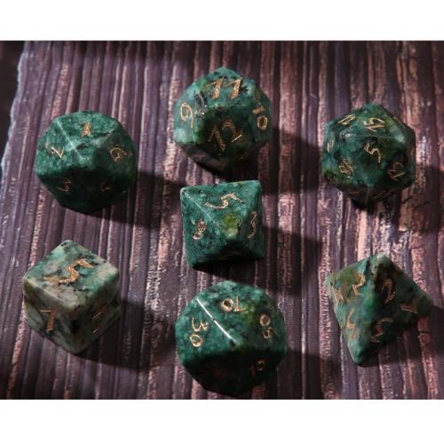 Dice for games, African Turquoise, Geometrical Pattern, different styles for choice, Sold By PC