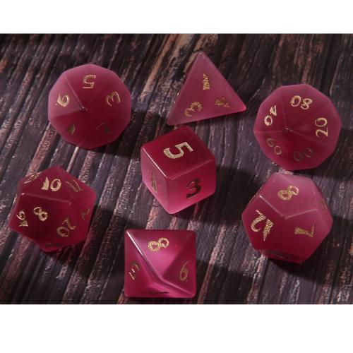 Dice for games, Cats Eye, Geometrical Pattern, different styles for choice, pink, Sold By PC