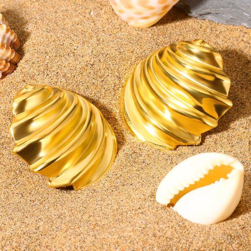 Stainless Steel Stud Earrings, 304 Stainless Steel, with Plastic Pearl, gold color plated, different styles for choice & for woman, more colors for choice, nickel, lead & cadmium free, Sold By Pair