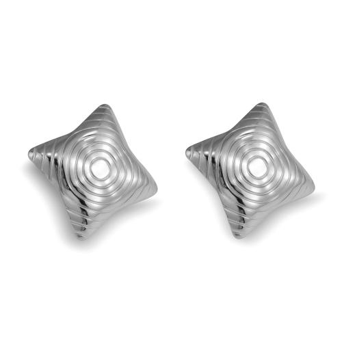 Stainless Steel Stud Earrings, 304 Stainless Steel, plated, fashion jewelry & for woman, more colors for choice, Sold By Pair