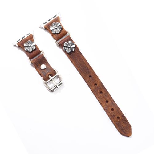 Watch Bands, Cowhide, with Tibetan Style, fashion jewelry & different length for choice & Unisex, more colors for choice, Sold By PC