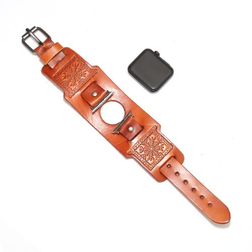 Watch Bands, Cowhide, with Tibetan Style, fashion jewelry & different length for choice & Unisex, more colors for choice, Sold By PC