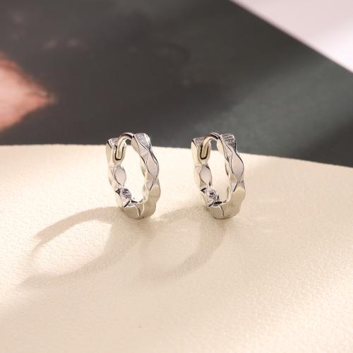 Brass Leverback Earring, plated, for woman, platinum color, Width about 2MM, inner diameter about 8MM, Sold By Pair