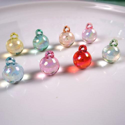 Acrylic Pendants, colorful plated, DIY, more colors for choice, 20x16mm, Hole:Approx 2.7mm, Approx 100PCs/Bag, Sold By Bag