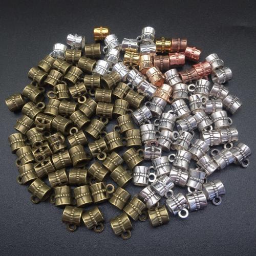 Tibetan Style Bail Beads, plated, DIY, more colors for choice, 10x7mm, 100PCs/Bag, Sold By Bag