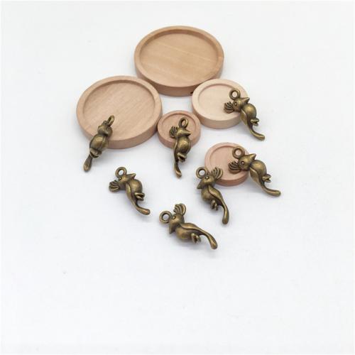 Tibetan Style Animal Pendants, Bird, antique bronze color plated, DIY, more colors for choice, 10x21mm, Hole:Approx 5mm, 100PCs/Bag, Sold By Bag