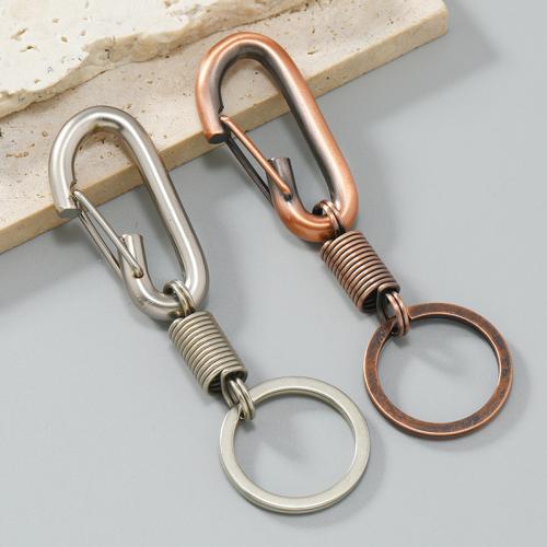 Fermoir porte clé en alliage de zinc, avec fer, DIY & pour homme, plus de couleurs à choisir, Vendu par PC