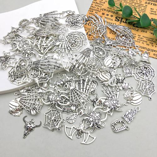 Tibetan Style Pendants, plated, random style & DIY, more colors for choice, 100PCs/Bag, Sold By Bag