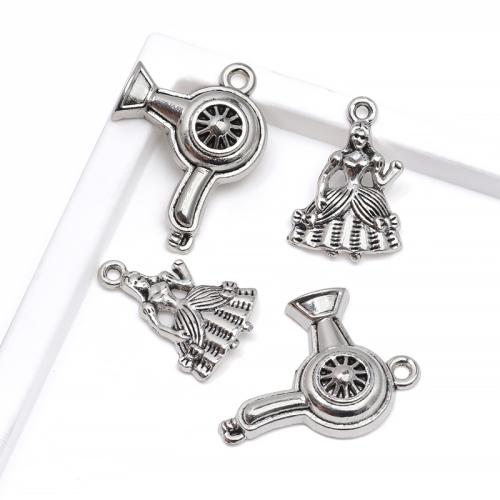 Tibetan Style Pendants, antique silver color plated, DIY & different styles for choice, more colors for choice, 100PCs/Bag, Sold By Bag