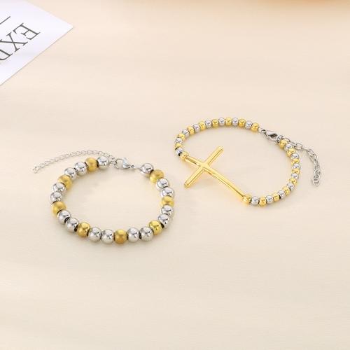 Stainless Steel Jewelry Bracelet, 304 Stainless Steel, Vacuum Ion Plating, for woman, more colors for choice, Sold By PC