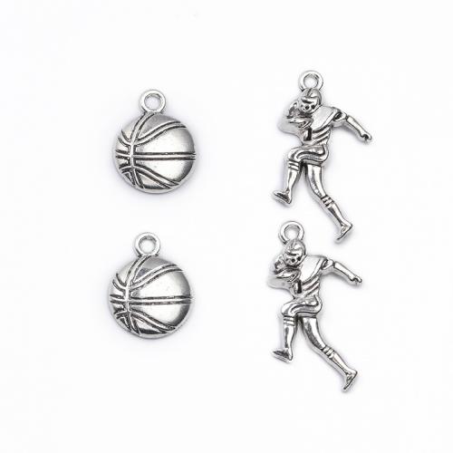 Tibetan Style Pendants, plated, DIY & different styles for choice, more colors for choice, 100PCs/Bag, Sold By Bag