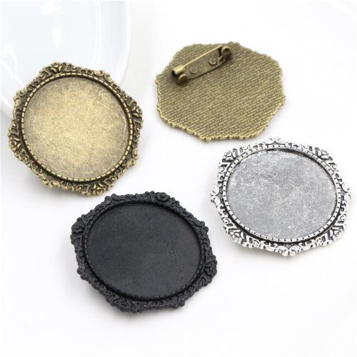 Fornituras de Broche de Aleación de Zinc, chapado, Bricolaje, más colores para la opción, libre de níquel, plomo & cadmio, inner diameter:30mm, aproximado 100PCs/Bolsa, Vendido por Bolsa