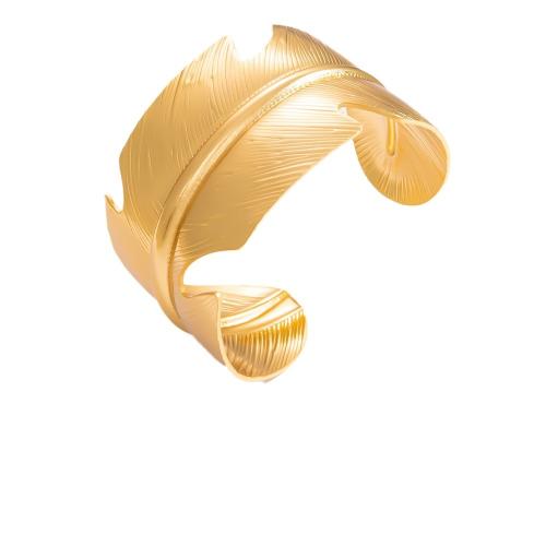 Stainless Steel Bangle, 304 Stainless Steel, gold color plated, fashion jewelry, golden, Sold By PC