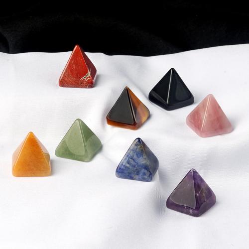 Fashion Decoration, Natural Stone, Triangle, fashion jewelry & different materials for choice, more colors for choice, Sold By PC