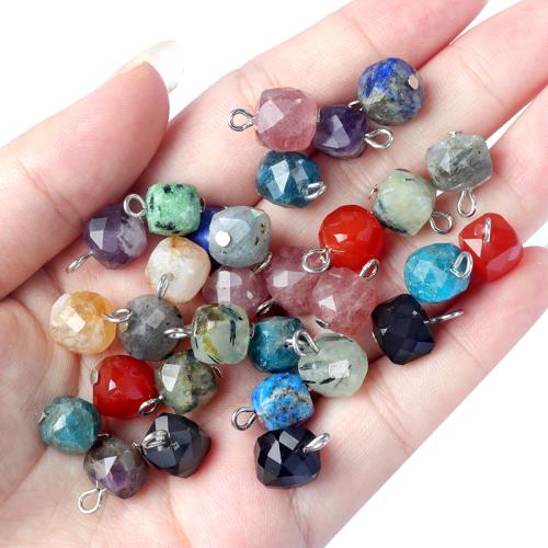 Gemstone Pendants Jewelry, Natural Stone, DIY & different materials for choice, more colors for choice, Sold By PC