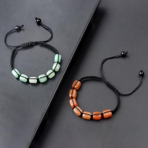 Pulseras de piedras preciosas, Piedra natural, con cordón de nylon, Joyería & diferentes materiales para la opción, más colores para la opción, libre de níquel, plomo & cadmio, Vendido por UD