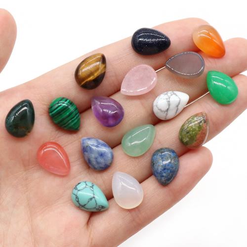 Gemstone Pendants Jewelry, Natural Stone, Teardrop, DIY & different materials for choice, more colors for choice, Sold By PC