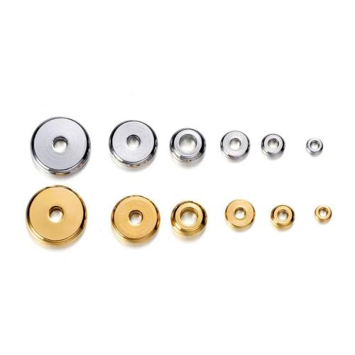 304 Stainless Steel Positioning Bead, plated, DIY & different size for choice, more colors for choice, 100PCs/Bag, Sold By Bag