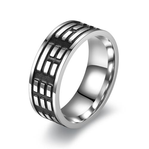 Stainless Steel Finger Ring, 304 Stainless Steel, anoint, fashion jewelry & different size for choice & for man, Sold By PC