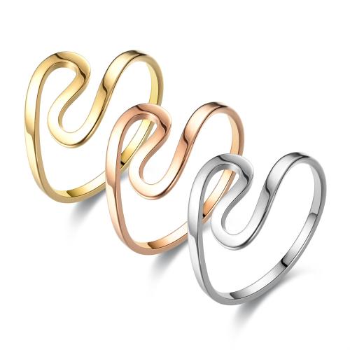 Stainless Steel Finger Ring, 304 Stainless Steel, plated, fashion jewelry & different size for choice & for woman, more colors for choice, Sold By PC