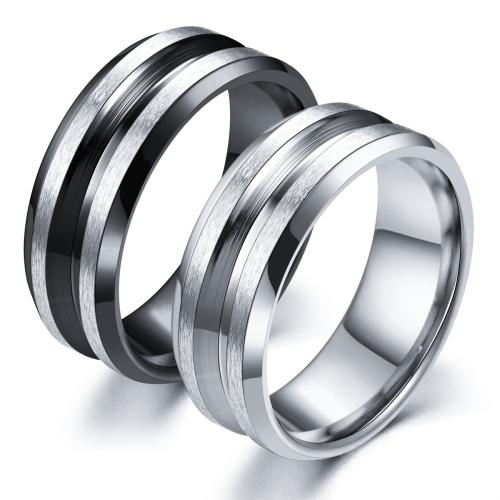 Stainless Steel Finger Ring, 304 Stainless Steel, fashion jewelry & different size for choice & for man, more colors for choice, Sold By PC