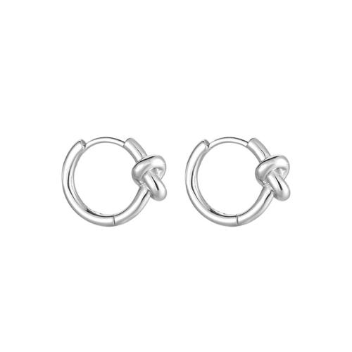 Brass Leverback Earring, plated, for woman, platinum color, Inner diameter 8MM, Sold By Pair