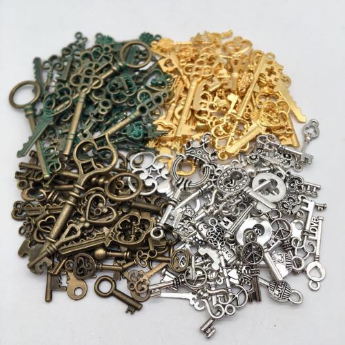 Tibetan Style Pendants, plated, random style & DIY, more colors for choice, Sold By Bag