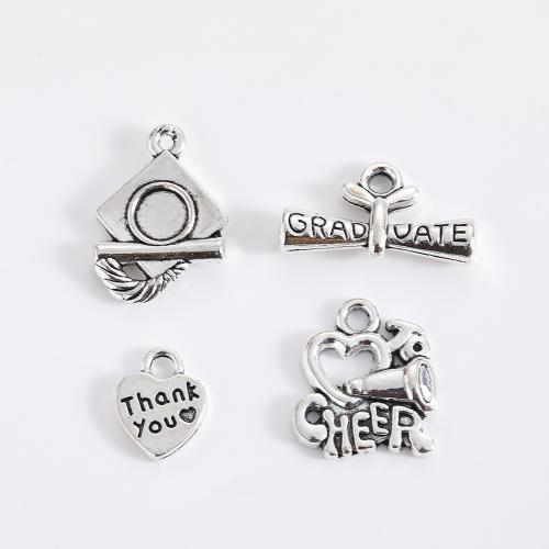 Pendentifs en alliage de zinc, Placage, DIY & styles différents pour le choix, plus de couleurs à choisir, 100PC/sac, Vendu par sac