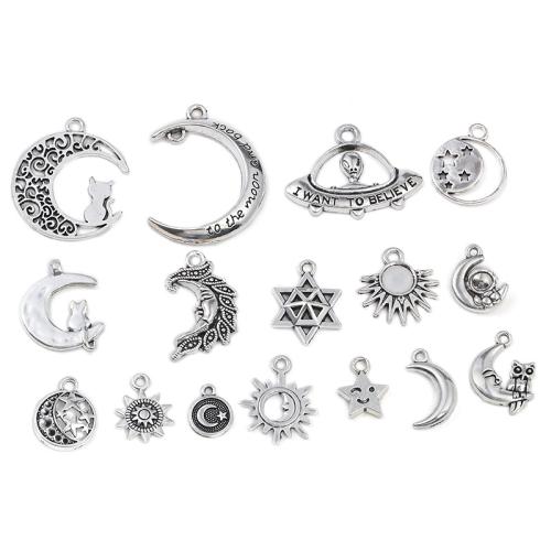 Pendentifs en alliage de zinc, Placage, DIY & styles différents pour le choix, plus de couleurs à choisir, 100PC/sac, Vendu par sac