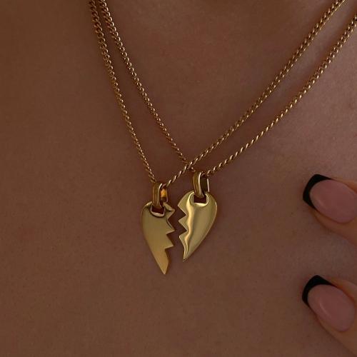 Stainless Steel Jewelry Necklace, 304 Stainless Steel, Vacuum Ion Plating, for woman, more colors for choice, Sold By PC