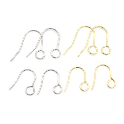 Stainless Steel Hook Earwire, 304 Stainless Steel, Vacuum Ion Plating, DIY & different size for choice, more colors for choice, Approx 100PCs/Bag, Sold By Bag