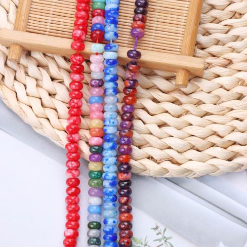 Gemstone Jewelry Beads, Natural Stone, DIY, more colors for choice, 5x8mm, Approx 70PCs/Strand, Sold By Strand