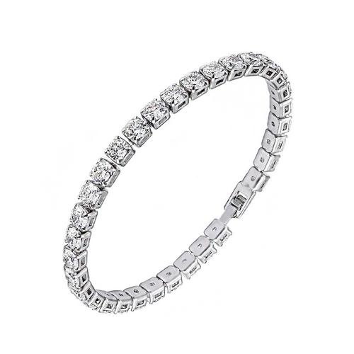 Stainless Steel Jewelry Bracelet, 304 Stainless Steel, plated, different length for choice & for woman & with rhinestone, more colors for choice, Sold By PC