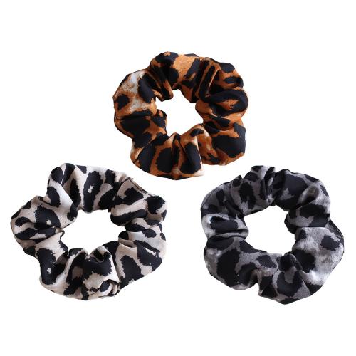 Hair Scrunchies, Cloth, with Rubber Band, handmade, fashion jewelry & for woman, more colors for choice, Sold By PC