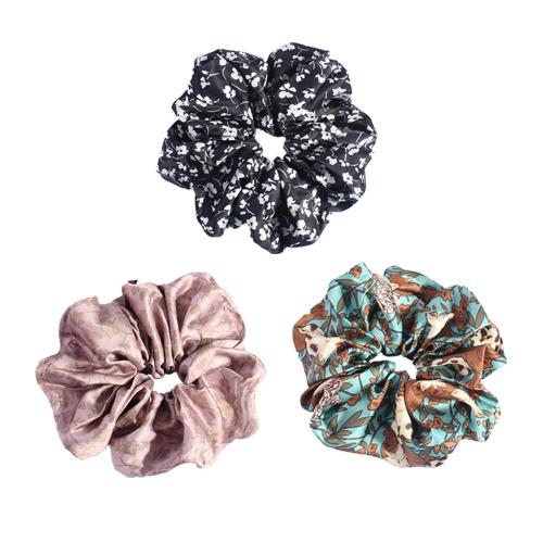 Hair Scrunchies, Cloth, with Rubber Band, handmade, for woman, more colors for choice, Sold By PC