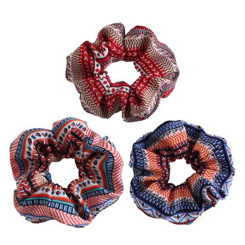 Hair Scrunchies, Cloth, with Rubber Band, handmade, for woman, more colors for choice, Sold By PC