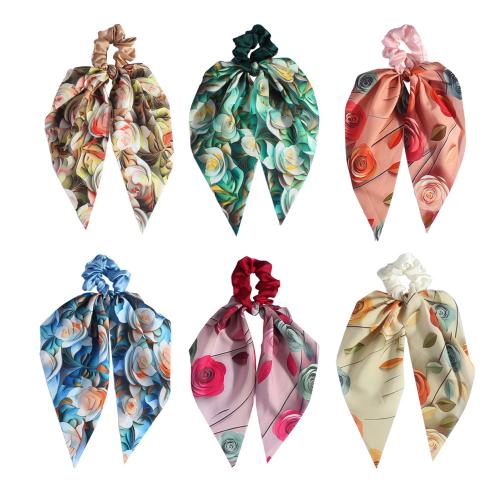 Hair Scrunchies, Cloth, with Rubber Band, handmade, for woman, more colors for choice, Sold By PC