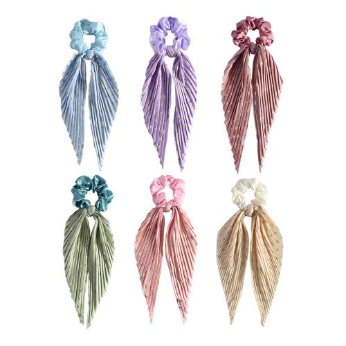 Hair Scrunchies, Cloth, with Rubber Band, handmade, for woman, more colors for choice, Sold By PC