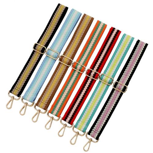 Tibetan Style Bag Straps, with Polyester, Adjustable & DIY, more colors for choice, Width 3.8cm, length 78-140cm, Sold By PC